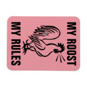 私は私のルールの鶏の磁石 マグネット (横)