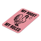 私は私のルールの鶏の磁石 マグネット (左側)