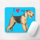 私は私のレークランドテリアを愛します マウスパッド (マウス)