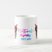 私は私のロットワイラー犬のペット白熱［赤熱］光を放つハート コーヒーマグカップ (中央)