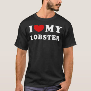 私は私のロブスターを愛し、私はハート私のロブスター Tシャツ