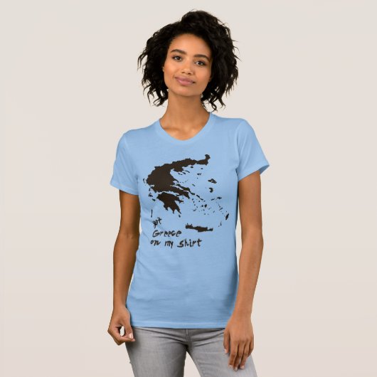 私は私のワイシャツのギリシャのグリースを得ました Tシャツ (正面フル)