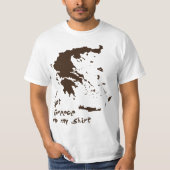 私は私のワイシャツのギリシャのグリースを得ました Tシャツ (正面)