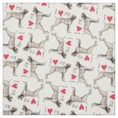 私は私のワイマールが大好き ファブリック (見本)