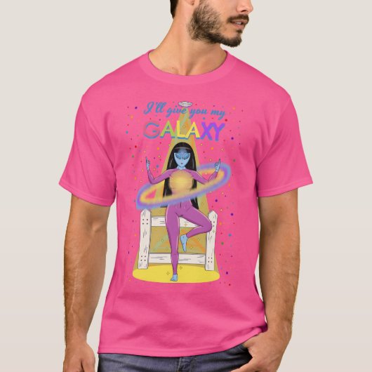 私は私の与え銀河系をお願い – 透明 Tシャツ (正面)