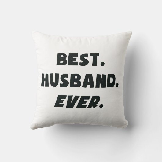 私は私の世界の最も最高のな夫を愛します クッション (裏面)
