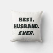 私は私の世界の最も最高のな夫を愛します クッション (正面)