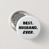 私は私の世界の最も最高のな夫を愛します 缶バッジ (正面&裏面)