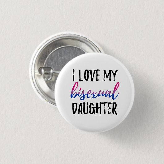 私は私の両性の娘を愛します 缶バッジ (正面&裏面)