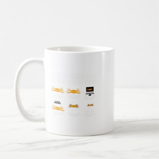 私は私の予備の時間で行うことドローンパイロットQuadcote コーヒーマグカップ (左)