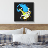 「私は私の人生が好き」オリジナルキャンバス キャンバスプリント (インサイチュ (寝室))