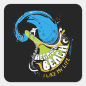 「私は私の人生が好き」オリジナルシール スクエアシール (正面)