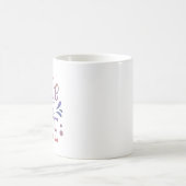 私は私の人生を愛している コーヒーマグカップ (中央)