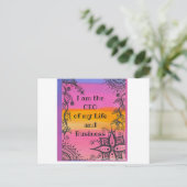 私は私の人生ポジショニング引用文のCEOだ ポストカード (スタンド正面)