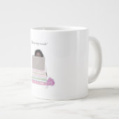 私は私の仕事が大好き、女性のボス。 ジャンボコーヒーマグカップ (正面右)