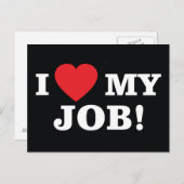 私は私の仕事のはがきが大好き ポストカード (正面/裏面)