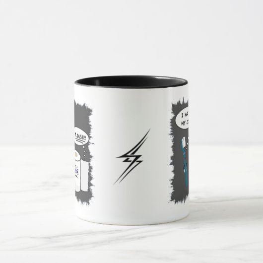 私は私の仕事のコーヒー・マグを憎みます マグカップ (中央)