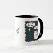 私は私の仕事のコーヒー・マグを憎みます マグカップ (正面右)