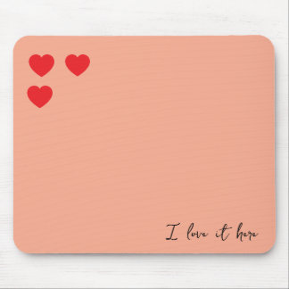 私は私の仕事のマウスパッドが大好き マウスパッド