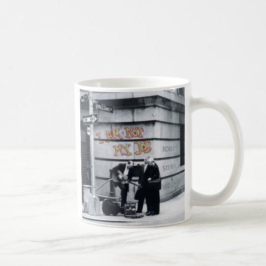 私は私の仕事のマグではないです コーヒーマグカップ (右)