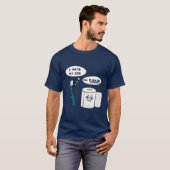 私は私の仕事のTシャツを憎みます Tシャツ (正面フル)