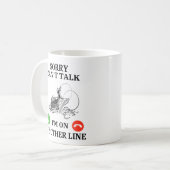 私は私の他のオンラインで話せなくてごめんなさい コーヒーマグカップ (正面左)