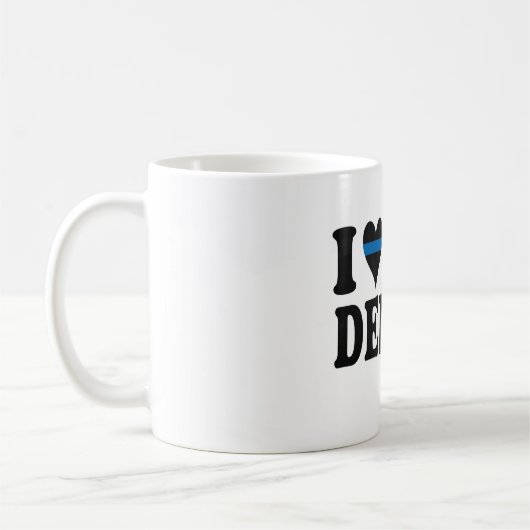 私は私の代理を愛します! コーヒーマグカップ (左)