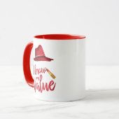 私は私の価値を知っています マグカップ (正面左)