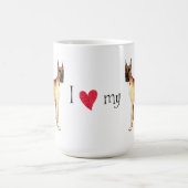 私は私の偉大なダンが大好き コーヒーマグカップ (中央)
