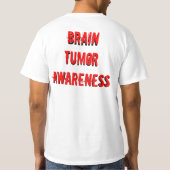 私は私の兄弟および英雄のための灰色を身に着けています Tシャツ (裏面)