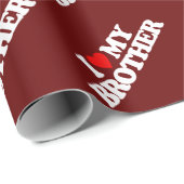 私は私の兄弟を愛します ラッピングペーパー (ロールコーナー)