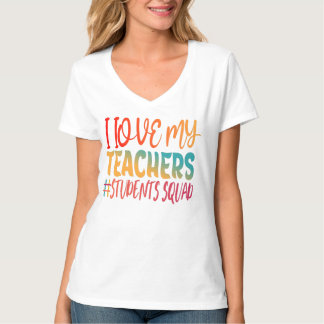 私は私の先生が大好き。 Tシャツ