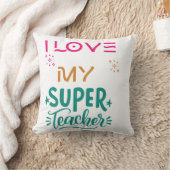 私は私の先生が大好すごいきだ。 クッション (ブランケット)