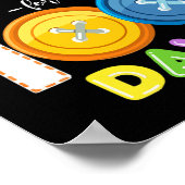 私は私の先生のボタンを押してきた100日 ポスター (角)