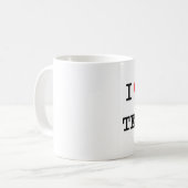 私は私の先生を愛します コーヒーマグカップ (正面左)