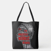 私は私の先祖の荒野の夢ブラックガール魔法 トートバッグ (裏面)