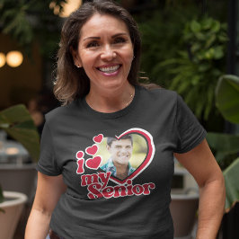 私は私の先輩の卒業写真の写真が大好カスタムき Tシャツ