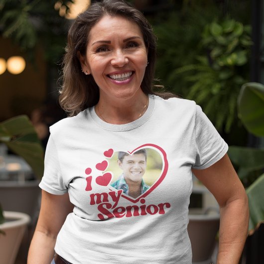 私は私の先輩の卒業写真の写真が大好カスタムき Tシャツ