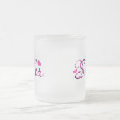 私は私の兵士のマグを愛します フロストグラスマグカップ (中央)