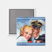 私は私の兵士の磁石が大好き マグネット (正面/裏面)