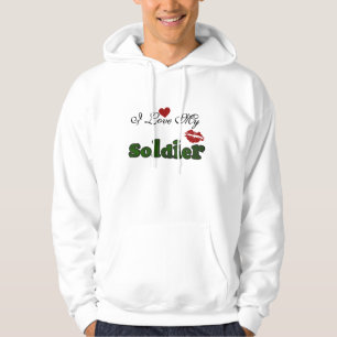 私は私の兵士のTシャツおよびギフトを愛します パーカ