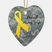 私は私の兵士を愛します セラミックオーナメント (左)