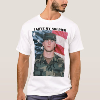 私は私の兵士を愛します Tシャツ