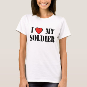 私は私の兵士を愛します Tシャツ