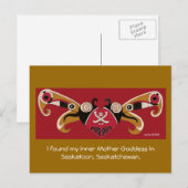 私は私の内の母の女神を見つけた ポストカード (正面/裏面)
