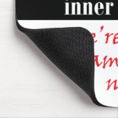 私は私の内部の鬼を戦うことをストップ マウスパッド (コーナー)