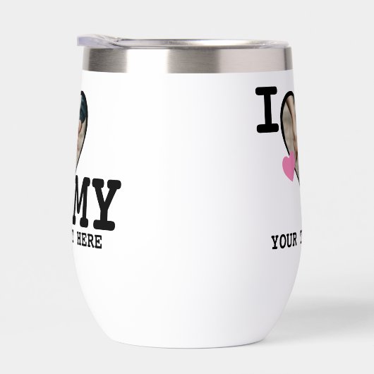 私は私の写真とパーソナライズされた文字が大好き (右面)