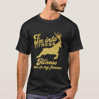私は私の冷凍庫のハンティでフィットネスフィットネスディアーに入っている Tシャツ
