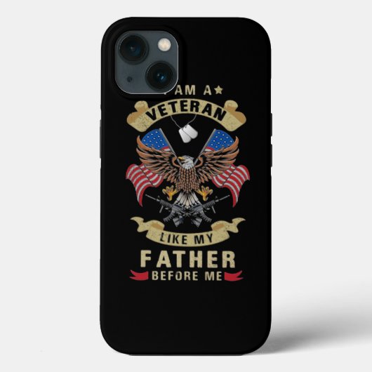 私は私の前に父のような退役軍人である1 Case-Mate iPhoneケース (裏面)
