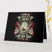 私は私の前の父のようなカナダの退役軍人である3 カード (黄色い花)